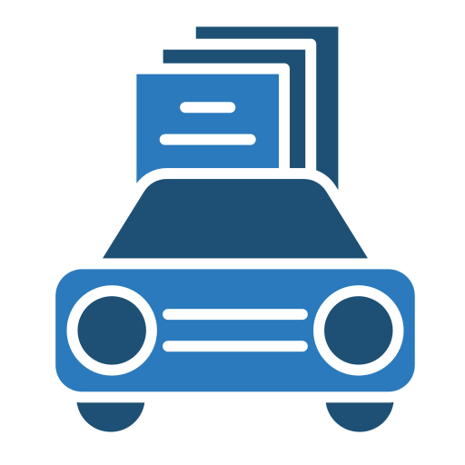 Mobile notary icon